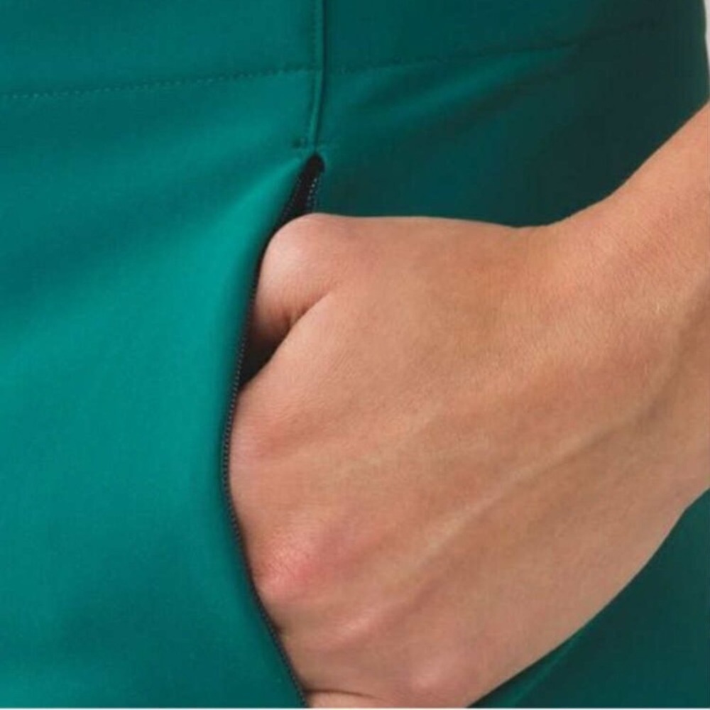 💚💙Cute Lululemon Teal Emerald Green Pencil Skirt So Comfy! - Picture 11 of 13
